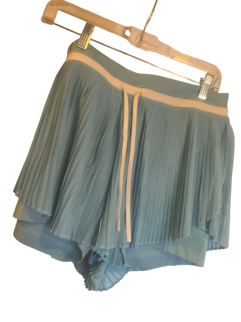 NWT Lululemon Ace Advantage Pleated Tennis Short 2” Size Large SEAFOAM